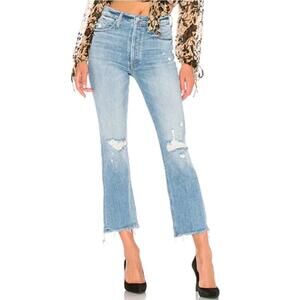 MOTHER Denim The Tripper Ankle 26 Jeans In Misbeliever Distressed #7